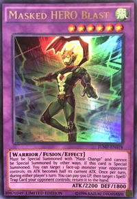 Masked HERO Blast - Shonen Jump Magazine Promos (SJMP) #JUMP-EN078 - Ultra Rare YuGiOh Trading Card