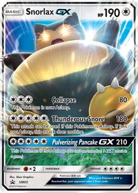 Snorlax GX - SM05 - SM Promos (SMP) #SM05 - Promo Pokémon Trading Card