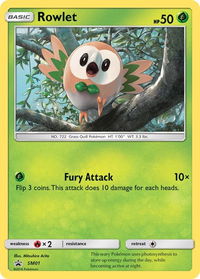 Rowlet - SM01 - SM Promos (SMP) #SM01 - Promo Pokémon Trading Card