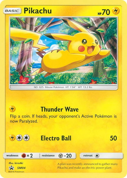 Pikachu - SM04 - SM Promos Pokémon trading card