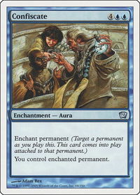 Confiscate - 9th Edition (9ED) #68 - Uncommon Magic: The Gathering Trading Card