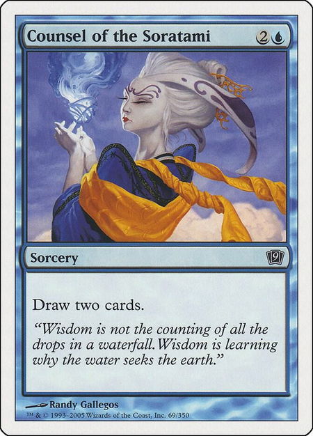 Counsel of the Soratami - 9th Edition Magic: The Gathering trading card
