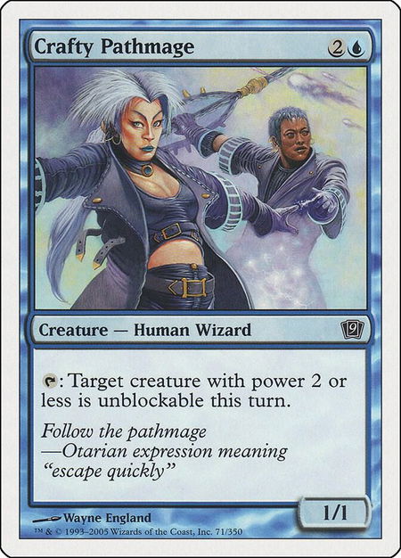 Crafty Pathmage - 9th Edition Magic: The Gathering trading card