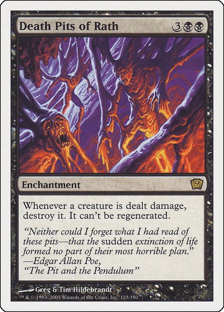 Death Pits of Rath - 9th Edition Magic: The Gathering trading card