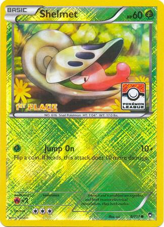 Shelmet - 8/111 (Pokemon League) [1st Place] - League & Championship Cards Pokémon trading card