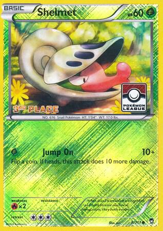 Shelmet - 8/111 (Pokemon League) [3rd Place] - League & Championship Cards Pokémon trading card