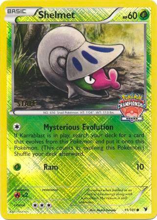 Shelmet 11/101 (Championship Series) [Staff] - League & Championship Cards Pokémon trading card