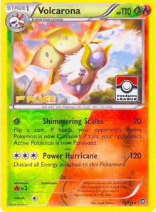 Volcarona - 15/114 (Pokemon League) [1st Place] - League & Championship Cards (PR) #015/114 - Promo Pokémon Trading Card