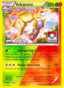 Volcarona - 15/114 (Pokemon League) [2nd Place] - League & Championship Cards (PR) #015/114 - Promo Pokémon Trading Card