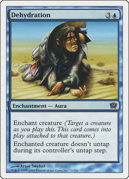 Dehydration - 9th Edition Magic: The Gathering trading card