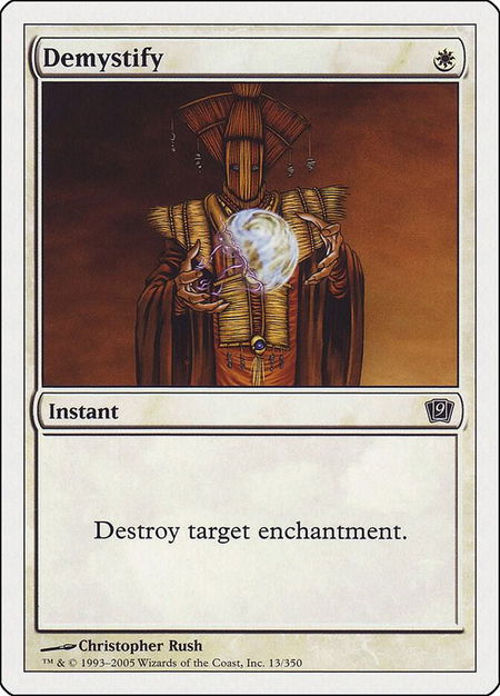 Demystify - 9th Edition Magic: The Gathering trading card