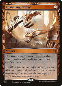 Ensnaring Bridge - Masterpiece Series: Kaladesh Inventions (MPS) #37 - Mythic Rare Magic: The Gathering Trading Card