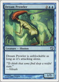 Dream Prowler - 9th Edition (9ED) #74 - Uncommon Magic: The Gathering Trading Card