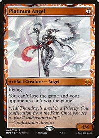 Platinum Angel - Masterpiece Series: Kaladesh Inventions (MPS) #46 - Mythic Magic: The Gathering Trading Card