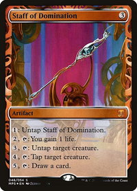 Staff of Domination - Masterpiece Series: Kaladesh Inventions (MPS) #48 - Mythic Magic: The Gathering Trading Card