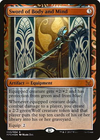 Sword of Body and Mind - Masterpiece Series: Kaladesh Inventions (MPS) #50 - Mythic Magic: The Gathering Trading Card
