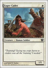Eager Cadet - 9th Edition (9ED) #S1 - Common Magic: The Gathering Trading Card