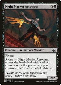 Night Market Aeronaut - Aether Revolt (AER) #67 - Common Magic: The Gathering Trading Card