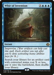 Whir of Invention - Aether Revolt (AER) #49 - Rare Magic: The Gathering Trading Card