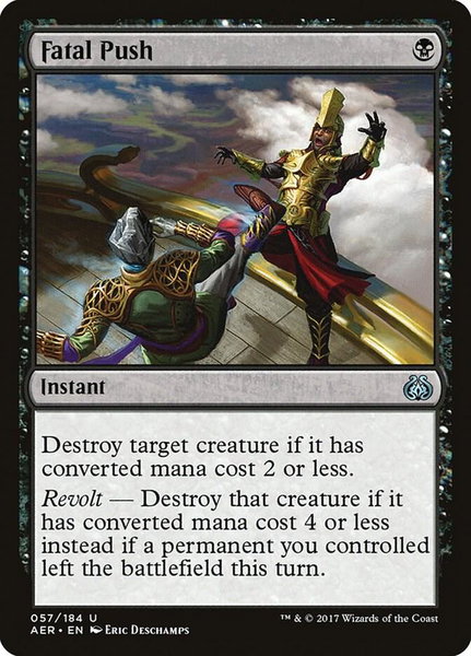 Fatal Push - Aether Revolt Magic: The Gathering trading card
