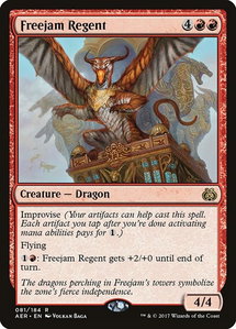 Freejam Regent - Aether Revolt (AER) #81 - Rare Magic: The Gathering Trading Card