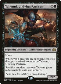 Yahenni, Undying Partisan - Aether Revolt (AER) #74 - Rare Magic: The Gathering Trading Card