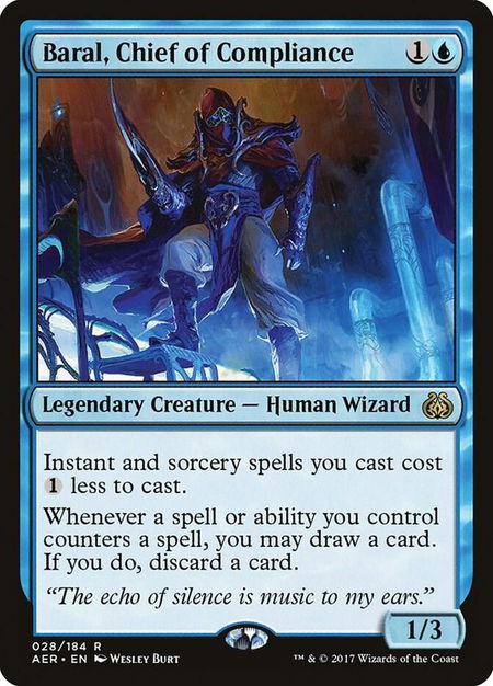 Baral, Chief of Compliance - Aether Revolt Magic: The Gathering trading card