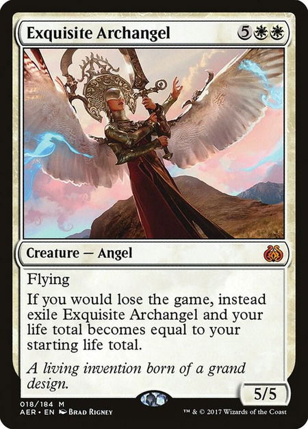 Exquisite Archangel - Aether Revolt Magic: The Gathering trading card