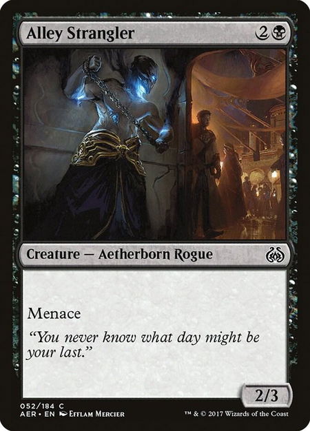 Alley Strangler - Aether Revolt Magic: The Gathering trading card