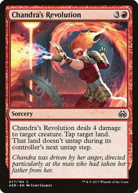 Chandra's Revolution - Aether Revolt (AER) #77 - Common Magic: The Gathering Trading Card