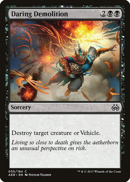 Daring Demolition - Aether Revolt Magic: The Gathering trading card