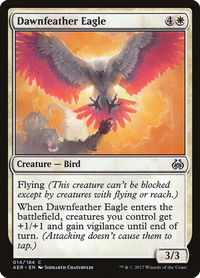 Dawnfeather Eagle - Aether Revolt (AER) #14 - Common Magic: The Gathering Trading Card