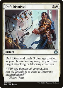Deft Dismissal - Aether Revolt (AER) #17 - Uncommon Magic: The Gathering Trading Card