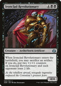 Ironclad Revolutionary - Aether Revolt (AER) #65 - Uncommon Magic: The Gathering Trading Card