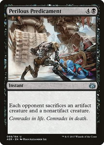 Perilous Predicament - Aether Revolt (AER) #68 - Uncommon Magic: The Gathering Trading Card