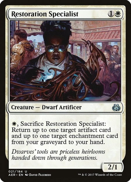 Restoration Specialist - Aether Revolt Magic: The Gathering trading card