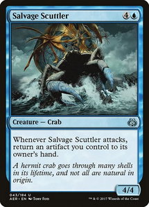 Salvage Scuttler - Aether Revolt (AER) #43 - Uncommon Magic: The Gathering Trading Card