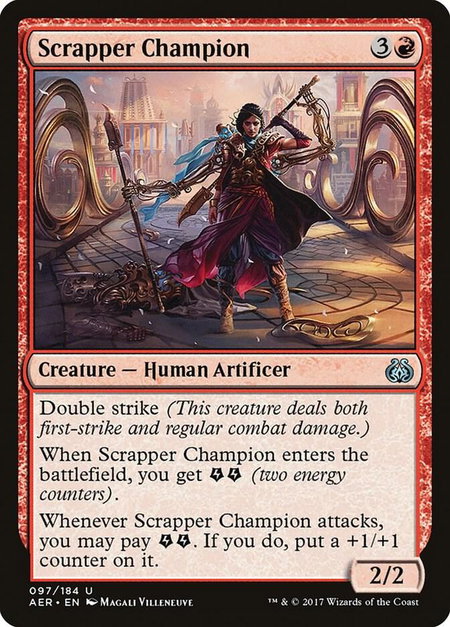 Scrapper Champion - Aether Revolt Magic: The Gathering trading card