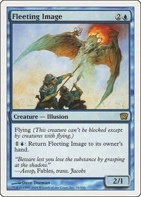 Fleeting Image - 9th Edition (9ED) #78 - Rare Magic: The Gathering Trading Card