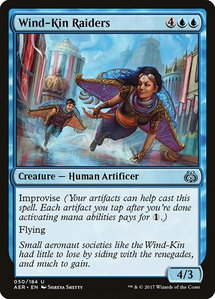 Wind-Kin Raiders - Aether Revolt (AER) #50 - Uncommon Magic: The Gathering Trading Card
