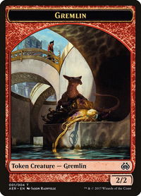 Gremlin Token - Aether Revolt (AER) #1 - Token Magic: The Gathering Trading Card