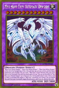 Neo Blue-Eyes Ultimate Dragon - The Dark Side of Dimensions Movie Pack: Gold Edition (MVP1-ENG) #MVP1-ENG01 - Rare YuGiOh Trading Card