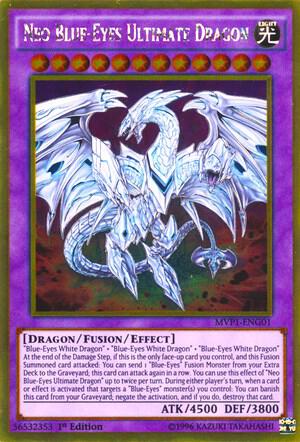 Neo Blue-Eyes Ultimate Dragon - The Dark Side of Dimensions Movie Pack: Gold Edition YuGiOh trading card