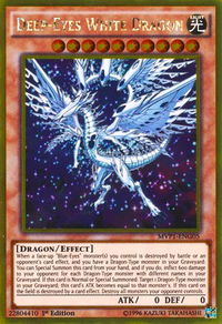 Deep-Eyes White Dragon - The Dark Side of Dimensions Movie Pack: Gold Edition (MVP1-ENG) #MVP1-ENG05 - Rare YuGiOh Trading Card