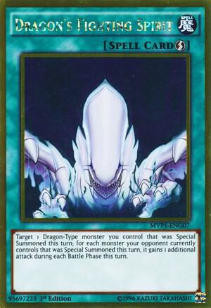 Dragon's Fighting Spirit - The Dark Side of Dimensions Movie Pack: Gold Edition YuGiOh trading card