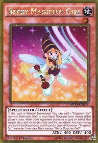 Berry Magician Girl - The Dark Side of Dimensions Movie Pack: Gold Edition (MVP1-ENG) #MVP1-ENG14 - Rare YuGiOh Trading Card