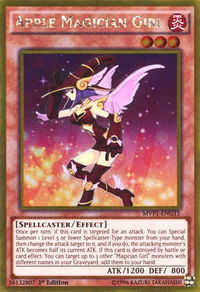 Apple Magician Girl - The Dark Side of Dimensions Movie Pack: Gold Edition (MVP1-ENG) #MVP1-ENG15 - Rare YuGiOh Trading Card