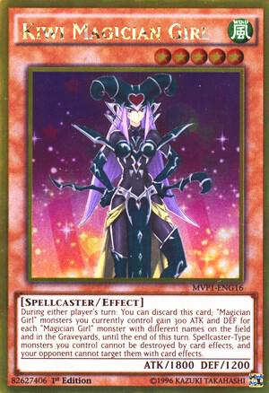 Kiwi Magician Girl - The Dark Side of Dimensions Movie Pack: Gold Edition YuGiOh trading card