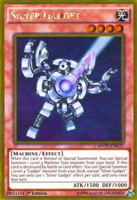Silver Gadget - The Dark Side of Dimensions Movie Pack: Gold Edition (MVP1-ENG) #MVP1-ENG17 - Rare YuGiOh Trading Card