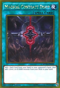 Magical Contract Door - The Dark Side of Dimensions Movie Pack: Gold Edition (MVP1-ENG) #MVP1-ENG20 - Rare YuGiOh Trading Card